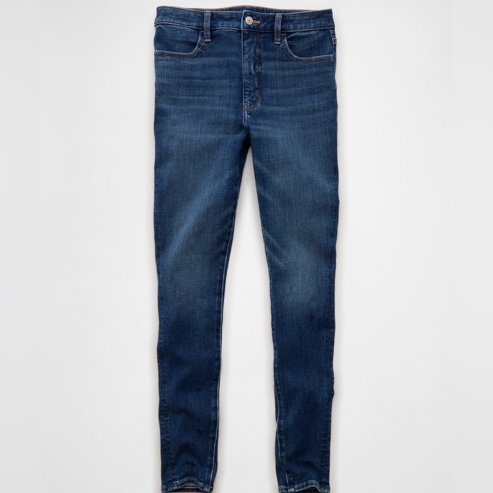 American Eagle Dream Jean Hi Rise Jegging 26w Monaco Blue 2 NWT